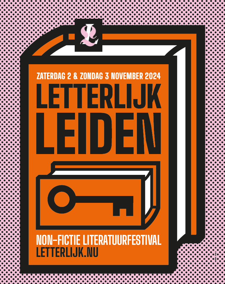 Boek met titel Letterlijk Leiden en een sleutel